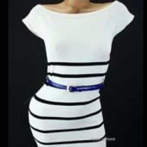 Knit striped dress, NWT